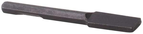 PRO-SOURCE - 1.65" OAL, 1-1/8" Shank Diam, Diagonal Chisel - Hex Drive, Hex Shank, Alloy Steel - Eagle Tool & Supply