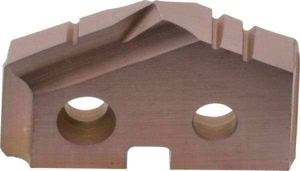 Allied Machine and Engineering - 7/8" Diam x 5/32" Thick, Seat Code 1, 132° Included Angle Spade Drill Insert - AM200 Coated, Cobalt, Grade Super Cobalt, Series GEN2 T-A - Eagle Tool & Supply