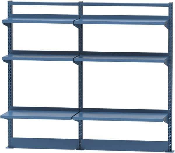 Lista - Steel Workbench & Workstation Riser Combination - 48" High, Use with 60" Long Workbenches - Eagle Tool & Supply