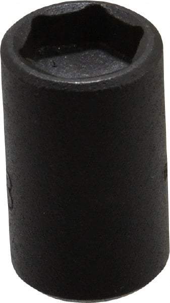 Proto - 1/4" Drive 3/8" Standard Magnetic Impact Socket - 6 Points, 15/16" OAL - Eagle Tool & Supply