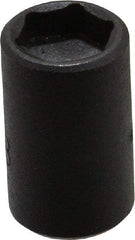Proto - 1/4" Drive 3/8" Standard Magnetic Impact Socket - 6 Points, 15/16" OAL - Eagle Tool & Supply