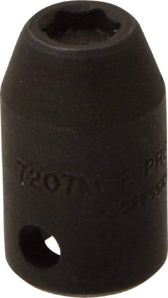 Proto - 3/8" Drive 7mm Standard Magnetic Impact Socket - 6 Points, 1-3/32" OAL - Eagle Tool & Supply