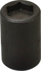 Proto - 3/8" Drive 12mm Standard Magnetic Impact Socket - 6 Points, 1-5/32" OAL - Eagle Tool & Supply