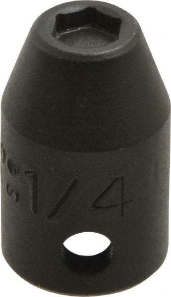 Proto - 3/8" Drive 1/4" Standard Magnetic Impact Socket - 6 Points, 1-3/32" OAL - Eagle Tool & Supply