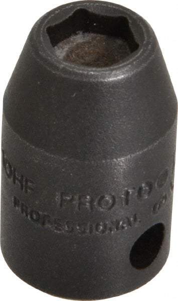 Proto - 3/8" Drive 5/16" Standard Magnetic Impact Socket - 6 Points, 1-3/32" OAL - Eagle Tool & Supply