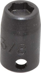 Proto - 3/8" Drive 3/8" Standard Magnetic Impact Socket - 6 Points, 1-3/32" OAL - Eagle Tool & Supply
