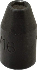 Proto - 1/4" Drive, 3/16" Socket, Power Socket - 6 Points, 7/8" OAL - Eagle Tool & Supply