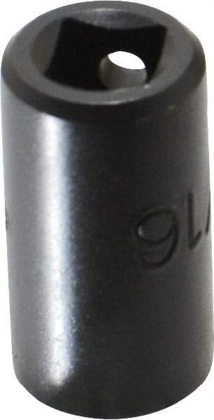 Proto - 1/4" Drive, 5/16" Socket, Power Socket - 6 Points, 15/16" OAL - Eagle Tool & Supply