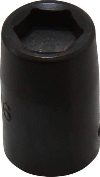 Proto - 1/2" Drive, 9/16" Socket, Power Socket - 6 Points, 1-1/2" OAL - Eagle Tool & Supply