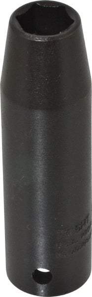 Proto - 1/2" Drive 1/2" Deep Thin Wall Impact Socket - 6 Points, 3-1/4" OAL - Eagle Tool & Supply