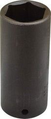 Proto - 1/2" Drive 1-1/8" Deep Thin Wall Impact Socket - 6 Points, 3-1/2" OAL - Eagle Tool & Supply