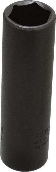 Proto - 1/2" Drive 17mm Deep Thin Wall Impact Socket - 6 Points, 3-1/4" OAL - Eagle Tool & Supply
