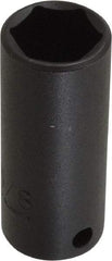 Proto - 3/8" Drive 5/8" Deep Thin Wall Impact Socket - 6 Points, 2-1/8" OAL - Eagle Tool & Supply