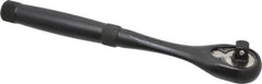 Proto - 3/8" Drive Pear Head Standard Ratchet - Black Oxide Finish, 8-1/2" OAL, 45 Gear Teeth, Standard Knurled Handle, Standard Head - Eagle Tool & Supply