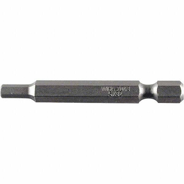 Wiha - 0.218" Power Bit - 1/4" Drive, 2" OAL - Eagle Tool & Supply