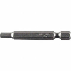 Wiha - 0.218" Power Bit - 1/4" Drive, 2" OAL - Eagle Tool & Supply