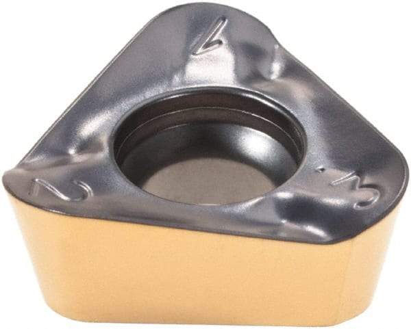 Iscar - HM390 TDKT150532 PDR Grade IC830 Carbide Milling Insert - TiAlN/TiN Finish, 0.2303" Thick, 0.4488" Inscribed Circle, 3.2mm Corner Radius - Eagle Tool & Supply