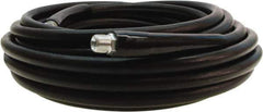 Continental ContiTech - 50' Long, 3/8 Male Rigid x Male Swivel, -20 to 250°F, Nitrile High Temp & High Pressure Hose - 3/8" ID x 0.69" OD, Black, 4,000 Max psi - Eagle Tool & Supply