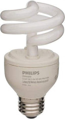 Philips - 14 Watt Fluorescent Residential/Office Medium Screw Lamp - 2,700°K Color Temp, 950 Lumens, 120 Volts, EL/mDT, 10,000 hr Avg Life - Eagle Tool & Supply