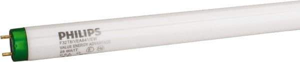 Philips - 28 Watt Fluorescent Tubular Medium Bi-Pin Lamp - 4,100°K Color Temp, 2,600 Lumens, T8, 32,000 hr Avg Life - Eagle Tool & Supply