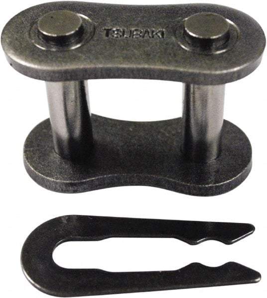 U.S. Tsubaki - 3/4" Pitch, Spring Type Roller Chain Connecting Link - For Use with British Standard Single Strand Chain - Eagle Tool & Supply
