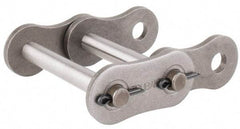 U.S. Tsubaki - 2" Pitch, ANSI 160-2, Cottered Roller Chain Connecting Link - For Use with Double Strand Chain - Eagle Tool & Supply
