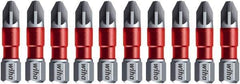 Wiha - PZ.1 Phillips Screwdriver Bit - 1/4" Drive, 1-9/64" OAL - Eagle Tool & Supply