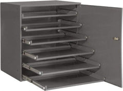 Durham - 6 Drawer, Small Parts Slide Rack Cabinet - 22" Deep x 23" Wide x 17" High - Eagle Tool & Supply