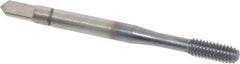 Balax - #8-32 UNC 2B H5 Thread Limit Bottoming Thread Forming Tap - Powdered Metal High Speed Steel, TiCN Finish, 2-1/8" OAL, 0.47" Thread Length, Right Hand Thread, Series BXSTEEL - Eagle Tool & Supply