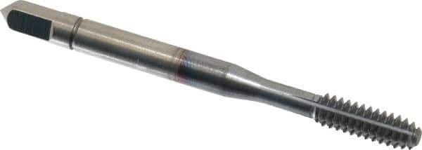 Balax - #10-24 UNC 2B Bottoming Thread Forming Tap - Powdered Metal High Speed Steel, TiCN Finish, 2-3/8" OAL, 0.6" Thread Length, Right Hand Thread, Series BXSTEEL - Eagle Tool & Supply