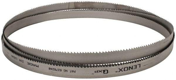 Lenox - 4 to 6 TPI, 13' 6" Long x 1" Wide x 0.035" Thick, Welded Band Saw Blade - Bi-Metal, Toothed Edge, Raker Tooth Set, Flexible Back, Contour Cutting - Eagle Tool & Supply