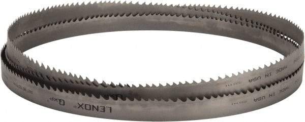 Lenox - 2 to 3 TPI, 15' Long x 1-1/4" Wide x 0.042" Thick, Welded Band Saw Blade - Bi-Metal, Toothed Edge, Raker Tooth Set, Flexible Back, Contour Cutting - Eagle Tool & Supply