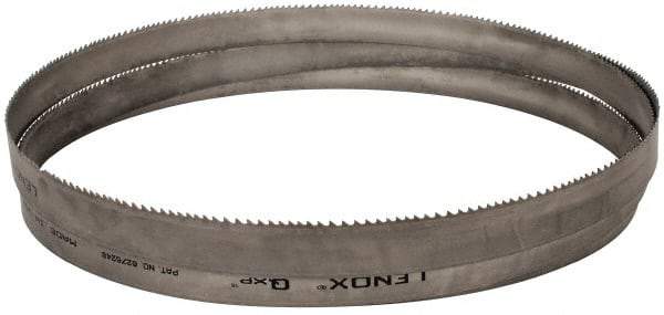 Lenox - 4 to 6 TPI, 13' 6" Long x 1-1/4" Wide x 0.042" Thick, Welded Band Saw Blade - Bi-Metal, Toothed Edge, Raker Tooth Set, Flexible Back, Contour Cutting - Eagle Tool & Supply