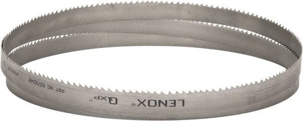 Lenox - 3 to 4 TPI, 11' 6" Long x 1" Wide x 0.035" Thick, Welded Band Saw Blade - Bi-Metal, Toothed Edge, Raker Tooth Set, Flexible Back, Contour Cutting - Eagle Tool & Supply