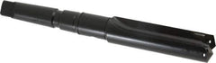 Allied Machine and Engineering - Series 2.5, 1-3/16 to 1-3/8" Diam, 3MT Taper Shank, Straight Flute Spade Drill - 3-3/8" Max Depth, 6-15/64" Body Length, 9-25/32" OAL, Short Length, Through Coolant - Eagle Tool & Supply