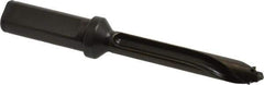 Allied Machine and Engineering - Series 13, 13 to 13.99mm Diam, 3/4" Diam Straight Shank with Flange, Straight Flute Spade Drill - 2-49/64" Max Depth, 3-53/64" Body Length, 5-55/64" OAL, Standard Length, Through Coolant - Eagle Tool & Supply