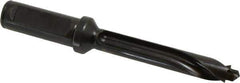 Allied Machine and Engineering - Series 14, 14 to 14.99mm Diam, 3/4" Diam Straight Shank with Flange, Straight Flute Spade Drill - 2-61/64" Max Depth, 4-1/32" Body Length, 6-1/16" OAL, Standard Length, Through Coolant - Eagle Tool & Supply