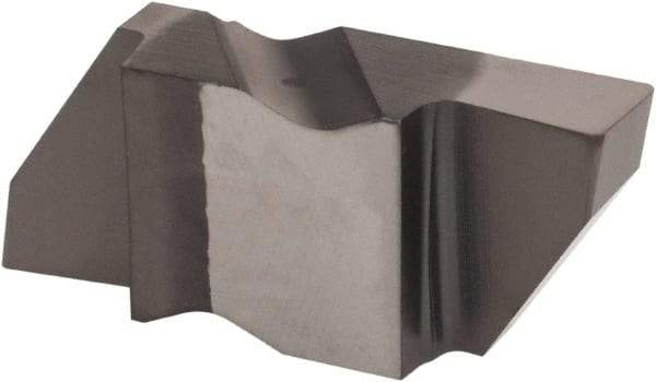 Kennametal - 4189NG Grade KCU10, 4.8mm Cutting Width Carbide Grooving Insert - 6.35mm Max Depth of Cut, Right Hand, 0.57mm Corner Radius, AlTiN Finish - Eagle Tool & Supply
