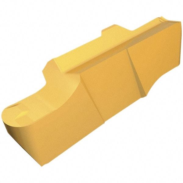 Iscar - 23902GIPI X Grade IC808, 2.39mm Cutting Width Carbide Grooving Insert - 3.9mm Max Depth of Cut, Left Hand, 0.2mm Corner Radius, TiAlN Finish - Eagle Tool & Supply