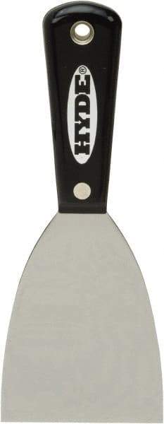 Hyde Tools - Flexible High Carbon Steel 1-Edge Scraper - 3" Blade Width, Nylon Handle - Eagle Tool & Supply