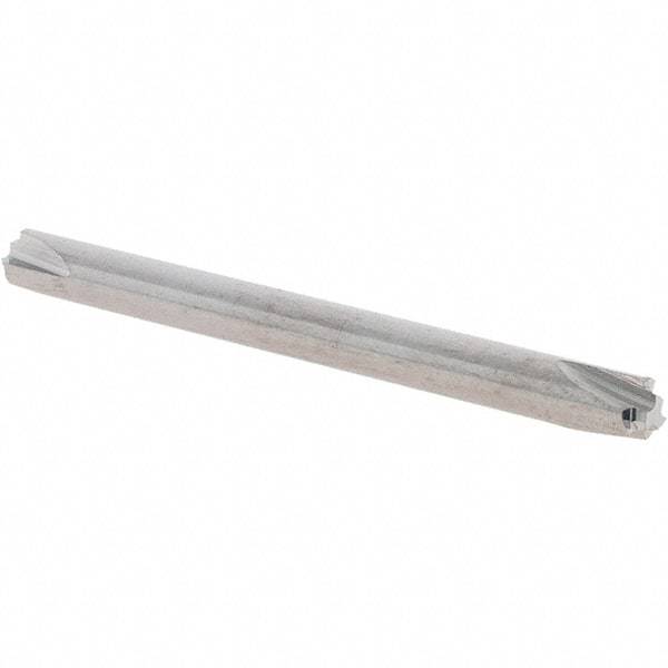 Scientific Cutting Tools - 0.01" Radius, 1/8" Mill Diam, 3 Flute Solid Carbide Corner Rounding End Mill - Double End, Uncoated, 1-1/2" OAL, 1/8" Shank Diam - Eagle Tool & Supply