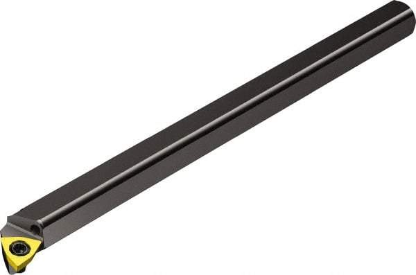 Sandvik Coromant - 10mm Min Bore Diam, 100mm OAL, 8mm Shank Diam, A..SWLPR/L Indexable Boring Bar - WPMT 1.2(1)0, WPMT 02 01 02 Insert, Screw or Clamp Holding Method - Eagle Tool & Supply