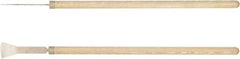 Ampco - Stiff Aluminum Bronze Alloy 1-Edge Scraper - 3" Blade Width x 8" Blade Length, Straight Handle - Eagle Tool & Supply