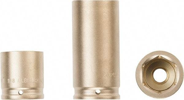 Ampco - 1/2" Drive 5/8" Standard Nonsparking Impact Socket - 6 Points - Eagle Tool & Supply