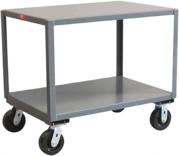 Jamco - Reinforced Mobile Table - Steel, Gray, 36" Long x 24" Deep x 31" High - Eagle Tool & Supply