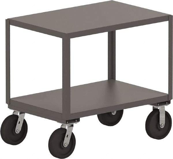 Jamco - Flush Mobile Table - Steel, Gray, 36" Long x 30" Deep x 33" High - Eagle Tool & Supply