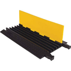 Checkers - On Floor Cable Covers Cover Material: Polyurethane Number of Channels: 5 - Eagle Tool & Supply