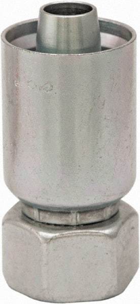 Parker - M42x2 Metric Steel Hydraulic Hose Female Metric S & 24° Cone Swivel Straight Fitting - 6,000 psi, -16 Hose Size, 1" Hose Diam, Series 77 - Eagle Tool & Supply