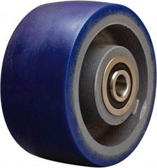 Hamilton - 6 Inch Diameter x 3 Inch Wide, Polyurethane Mold on to Cast Iron Center Caster Wheel - 1,800 Lb. Capacity, 3-1/4 Inch Hub Length, 3/4 Inch Axle Diameter, Sealed Precision Ball Bearing - Eagle Tool & Supply
