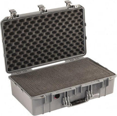 Pelican Products, Inc. - 15-15/32" Wide x 8-15/64" High, Aircase w/Foam - Silver - Eagle Tool & Supply
